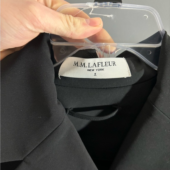 M.M. Lafleur Yan Suiting Jacket Black Womens Size 4 NWOT - Picture 6 of 6